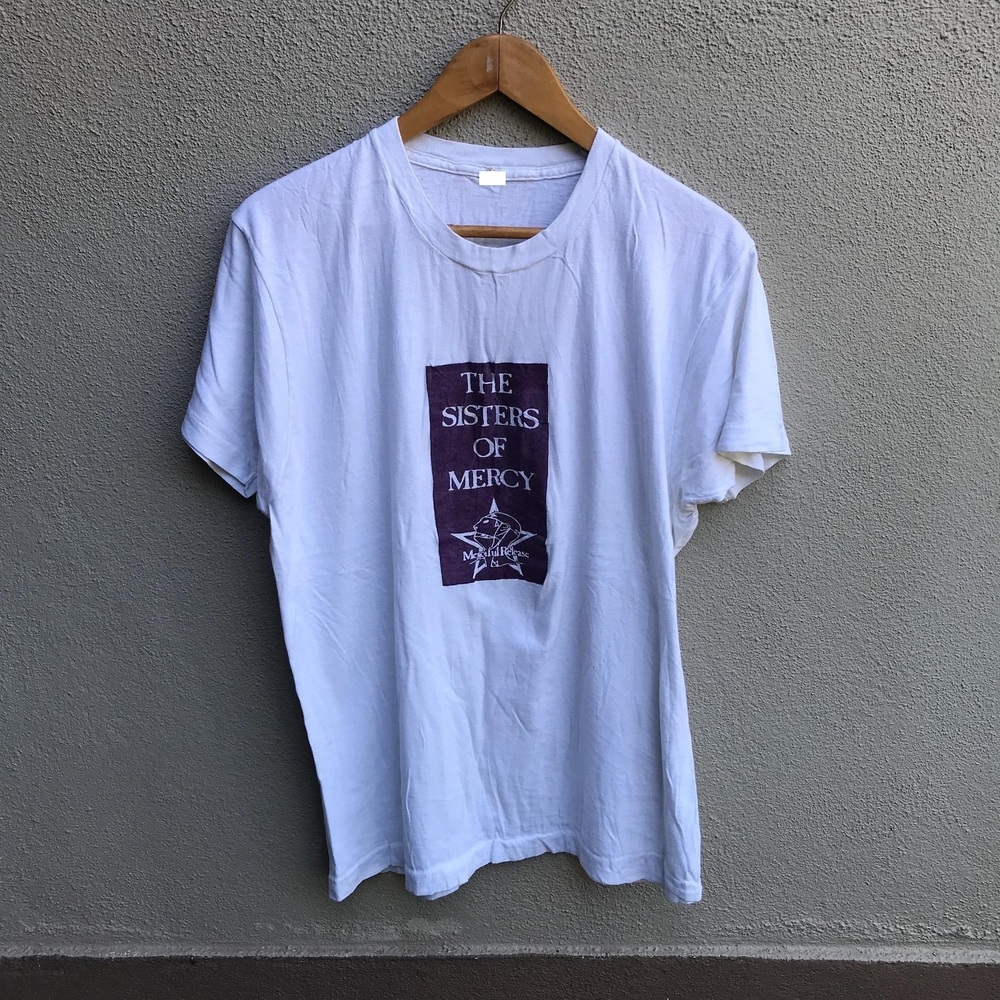 Rare 80s THE SISTERS Of MERCY Band Tee